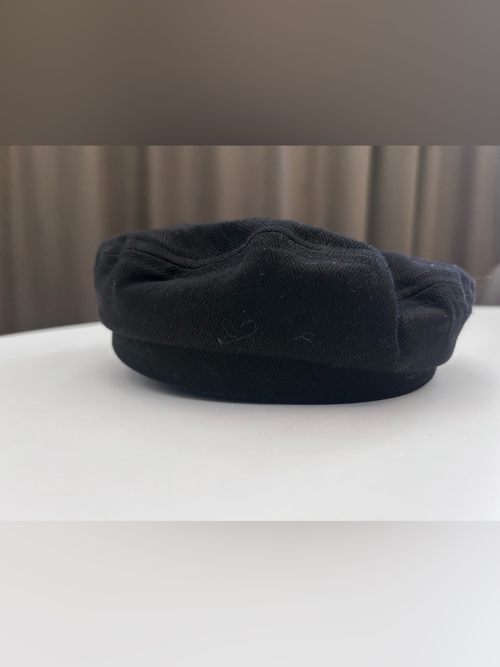 Brixton Black Fisherman Cap with Braided Trim - Picture 4 of 5